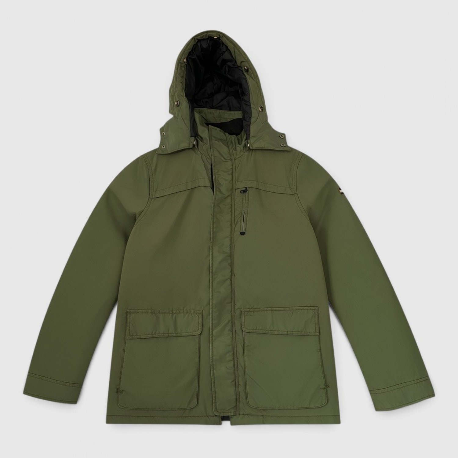 Ανδρικό Χακί Parka Μπουφάν με Κουκούλα / Pre-Owned
